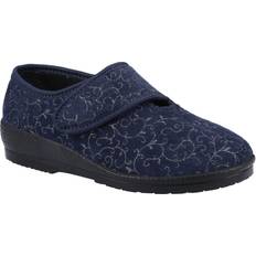 GBS GBS Med Navy Geraldine Ladies Classic Slippers
