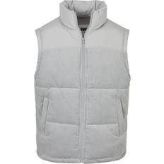 Urban Classics Västar Urban Classics Väst Cord Vest för Herr grå