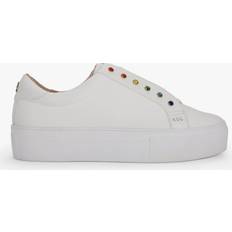 Kurt Geiger Shoes Kurt Geiger Lliviah Leather Trainers, White/Multi