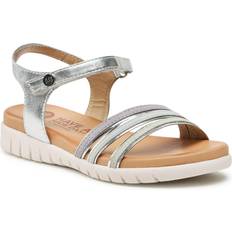 Silver Sandals Gioseppo Araure Sandale, Silber