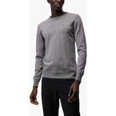 J.Lindeberg Sweatere J.Lindeberg Lyle True Merino Crew Neck Sweater - Grey