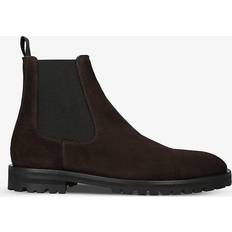Kurt Geiger Brown Boots Kurt Geiger Kurt Geiger Women's Boots Brown Suede Leather Hunt Chelsea