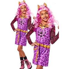 Rubies Clawdeen wolf kinder kostüm monster high mädchen halloween kostüm Rosa 11-13 Years