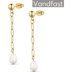 CAB ANNEBRAUNER Pearl Link Earrings