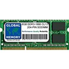 Global Memory 8GB DDR3 1866MHz PC3-14900 204-PIN SODIMM MINNE RAM FÖR INTEL IMAC 27 TUM RETINA 5K SENT 2015