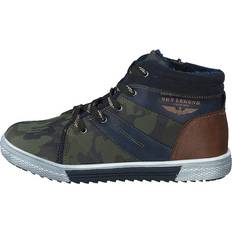 Gulliver 423-9048 Green/multi, Unisex, Sko, Sneakers, høje sneakers, Grå/Blå