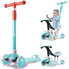 3 Wheels Scooter for Kids Ages 35 Boy Girl Toys 2 Year Old Gift 3 in 1 Toddler Kick Scooter Balance Bike Push Scooter for Age1 4 Adjustable Height