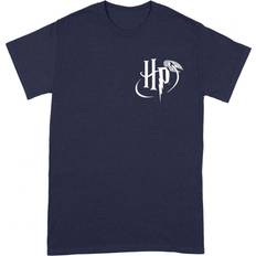 Gull - Unisex T-skjorter Harry Potter Logo T-Shirt Navy