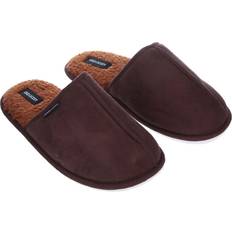 Lyle & Scott Mens And Layton Slipper in Brown Textile