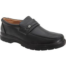 Herren - Kunstleder Halbschuhe Smart Uns, Herren, Espadrilles, UTDF303_P, Schwarz