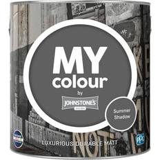 Johnstone's Johnstone's My Colour Durable Matt Summer Shadow Wall Paint, Ceiling Paint Grey 2.5L