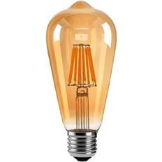 Wejoy ST64 LED 2W 4W 6W 8W 10W 12W Dimmable Gold Filament Bulb E27 B22 Light 220V 110V Vintage Edison Lamp Retro Gold Glass Appearance