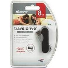 Travel Drive Capless 8GB USB flash drive Black