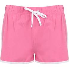 Leather Shorts Retro Shorts Bright Pink