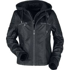 Leder Jacken Black Premium by EMP Road Tripping Kunstlederjacke schwarz XS, S, M, L, XL, XXL, 3XL, 4XL