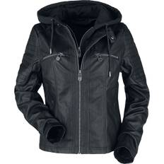 EMP Black Premium by EMP Road Tripping Imitation Leather Jacket black