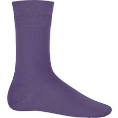 Men - Purple Socks Kariban Cotton City Casual Cotton Rich Socks Purple 7-9