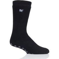 IOMI Mens Dual Layer Raynaud's Slipper Socks Black