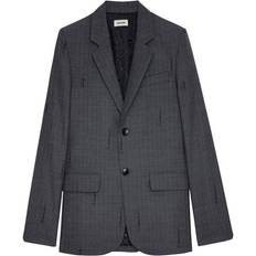 Stripes - Wool Blazers Zadig & Voltaire Vanille Blazer Anthracite