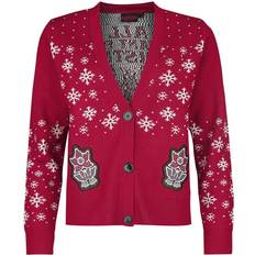 Cardigans Stranger Things Cardigan All want for christmas is demodog til Damer flerfarget