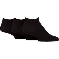 Pringle Pair Pack Bamboo Trainer Socks Black One