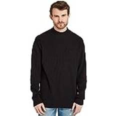 Calvin Klein Organic Jumpers Calvin Klein Rollkragenpullover Blown Up - Schwarz