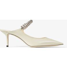 Leather - White Heels & Pumps Jimmy Choo Bing Linen