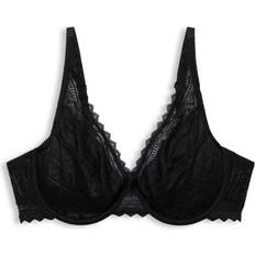 Läpinäkyvä Rintaliivit Esprit Everyday Lace Bra - Musta