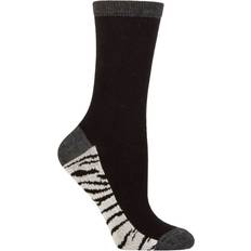 Bamboo Zebra Footbed Socks - Grey