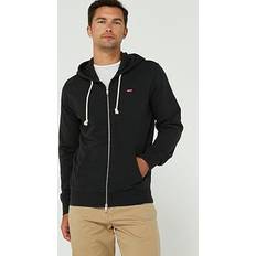 Levi's New Original Zip Through Hoodie Black, Black, S, Men Black