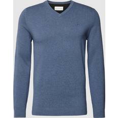 Tom Tailor Tröja För Män - Vintage Indigo Blå Melerad