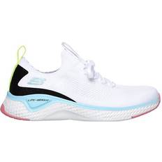 Dame - Multifargete Sko Skechers Womens Solar Fuse White Multicolor