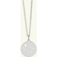 Gemini Gemini Star Sign Necklace Silver