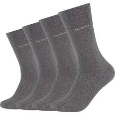 Viskose Socken Camano Socken ca-soft 4er Pack dark grey melange