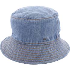 Denim Hats Maison Michel Ladies Denim Blue Jason Bucket Hat