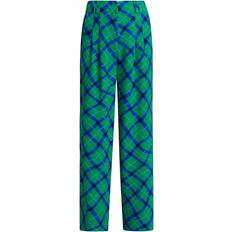 Simon Miller Green Bloo Trousers Green Plaid