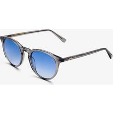 MessyWeekend Depp Sunglasses - Transparent Grey/Gradient Blue