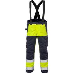 Fristads Flame vinter arbejdsbukser 2588, Hi-vis Gul/Marine