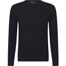Oscar Jacobson Sweatere Oscar Jacobson Valter Roundneck Mand Sweaters hos Magasin Navy