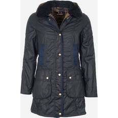 Barbour Dame Jakker Barbour Bower Wax Navy/Classic