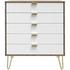 Swift Linear Ready Assembled 5 Chest of Drawer