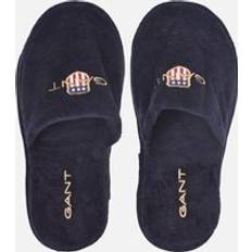 Gant Tøfler & Sandaler Gant Organic Cotton Terry Shield Logo Slippers, Navy/gold One