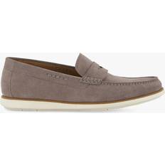 Dune London White Low Shoes Dune London Berkly Nubuck White Sole Loafer