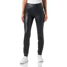 HUGO BOSS Femme Vêtements HUGO BOSS Pantalon Droit Effet Cuir - Taille