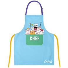 Kinder Schürzen Chefclub Cooking Baking Apron Blue