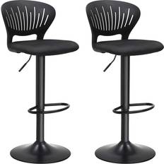 Noir Chaises Songmics Lot 2 Tabourets De Modernes Tabouret de bar