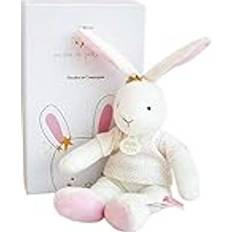 Doudou Et Compagnie Plüschhase mit Geschenkbox 25 cm