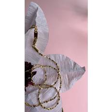 Mellow Moon Twisted Ball Necklace Forgyldt Forgyldt