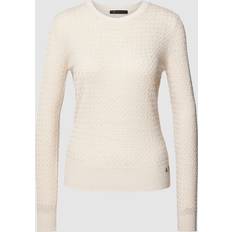 Armani Exchange Dame Sweatere Armani Exchange Romantisk Uld Striktrøje Uld - Beige