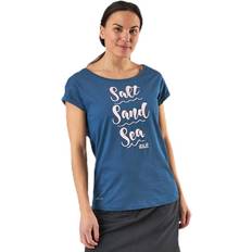 Jack Wolfskin T-shirts Jack Wolfskin Salt Sand Sea Tee - Blue